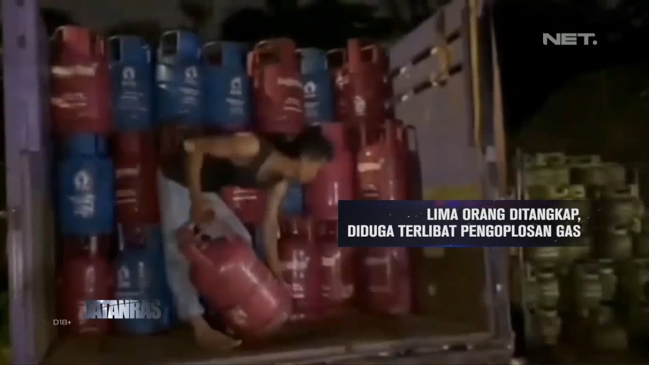 Rumah Disulap Jadi Pabrik Gas Oplosan, 5 Pelaku yang Terlibat Ditangkap - JATANRAS