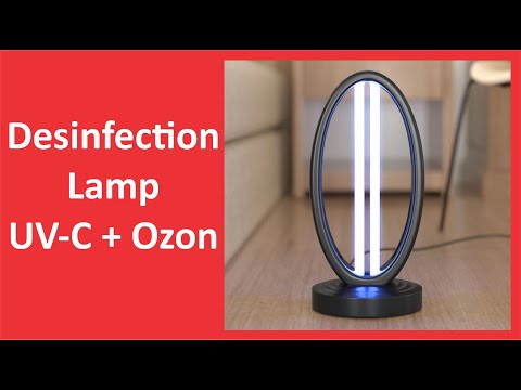 Lampa bactericida cu dubla sterilizare UV-C si Ozon - unboxing !