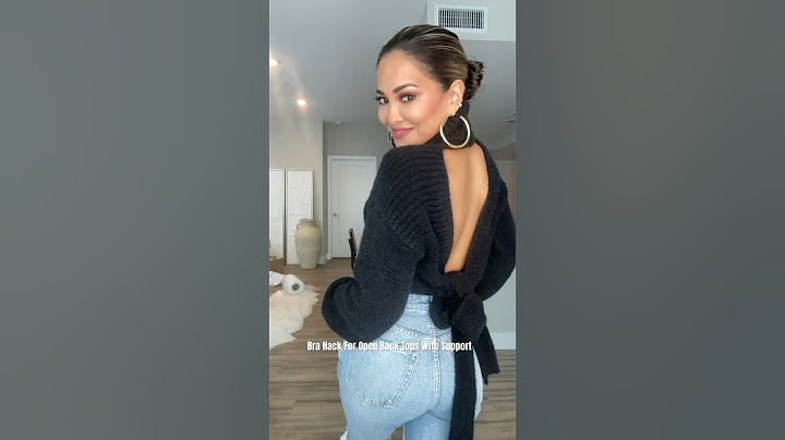 Bra Hack For Open Back Tops With Support 💫 #grwm #ootd #fashion #outfit #style #beauty #tutorial