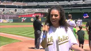 24 HOURS to Sing at the Oakland A's Game and back...