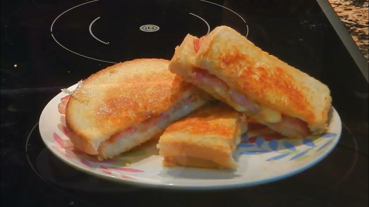 Cheese and Bacon toastie YouTube