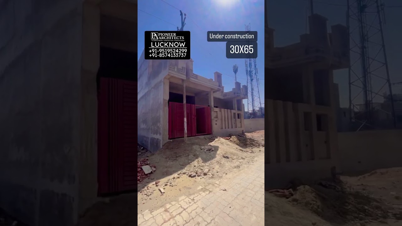 30X60 size One Floor Plan & Constructions | Pioneer Architect 