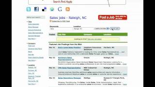 North Carolina Job Board | ZuluJobs.com | Help Video: Job Search