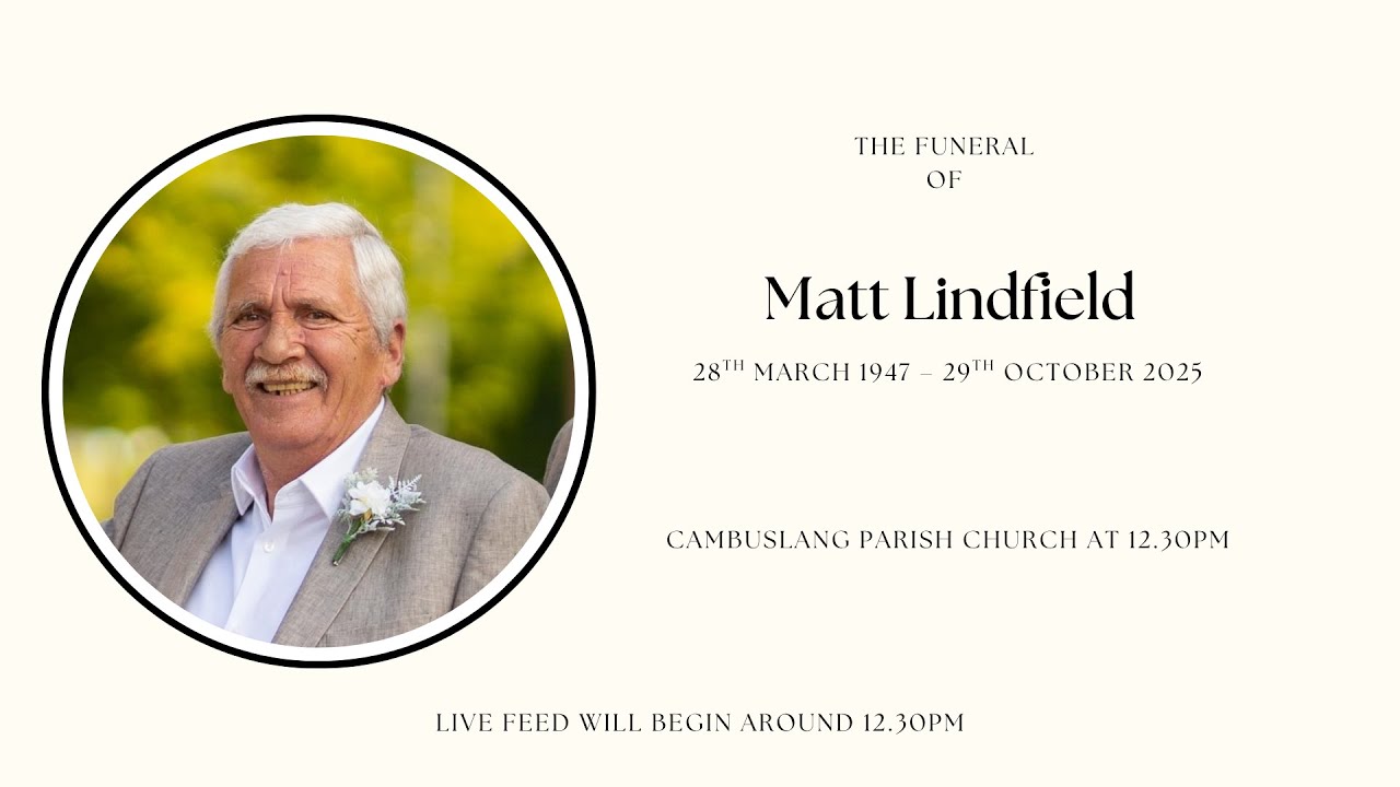The Funeral of Matt Lindfield - YouTube