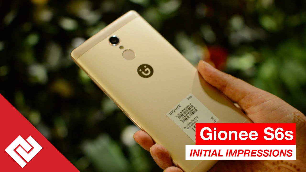 Gionee S6s First Look: Features, Specs & Price - YouTube