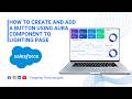 How to Create and Add a Button Using Aura component in Salesforce CRM | Full Tutorial | 2026