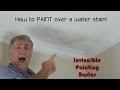 How to successfully paint over water damage; One step process and it's easy as!