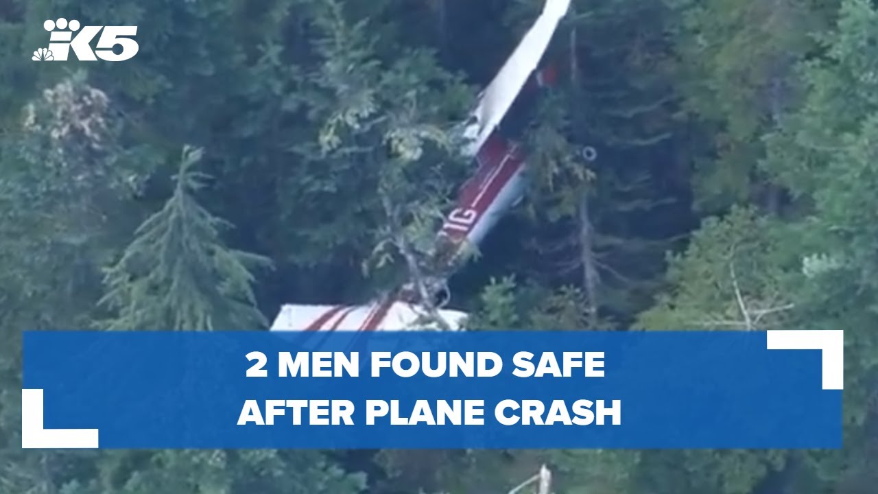 Two men found safe after plane crash - YouTube