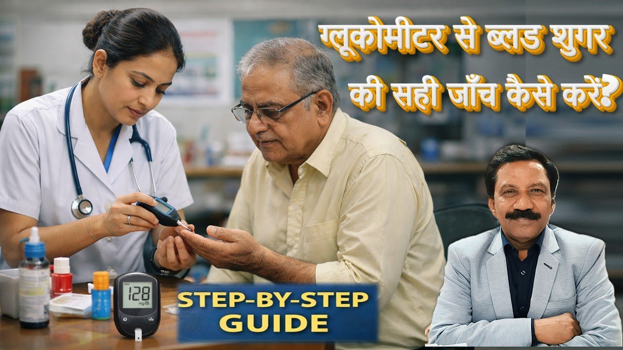 ग्लूकोमीटर से ब्लड शुगर की सही जाँच कैसे करें? | Step-by-Step Guide for Health Workers