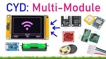 How to Connect Multiple Modules to CYD: NEO-6M GPS, PN532 NFC, IR Sensor, RF Module, Speaker Easily!