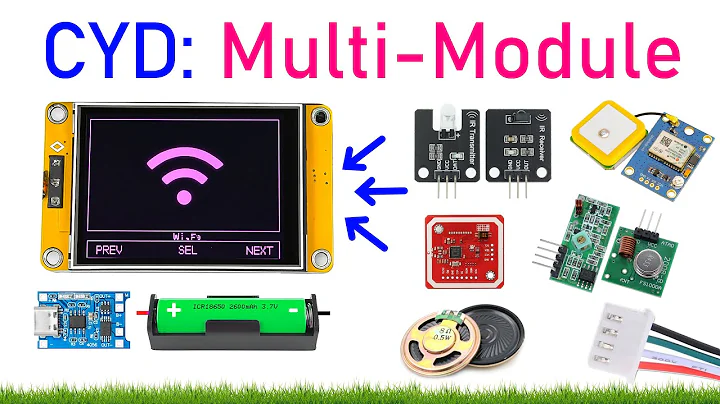 How to Connect Multiple Modules to CYD: NEO-6M GPS, PN532 NFC, IR Sensor, RF Module, Speaker Easily!