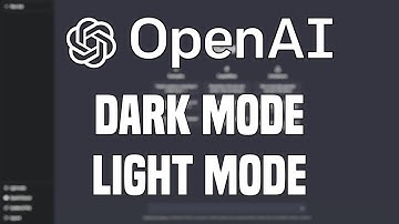 How to enable/disable DARK MODE on ChatGPT | Light Mode & Dark Mode Tutorial
