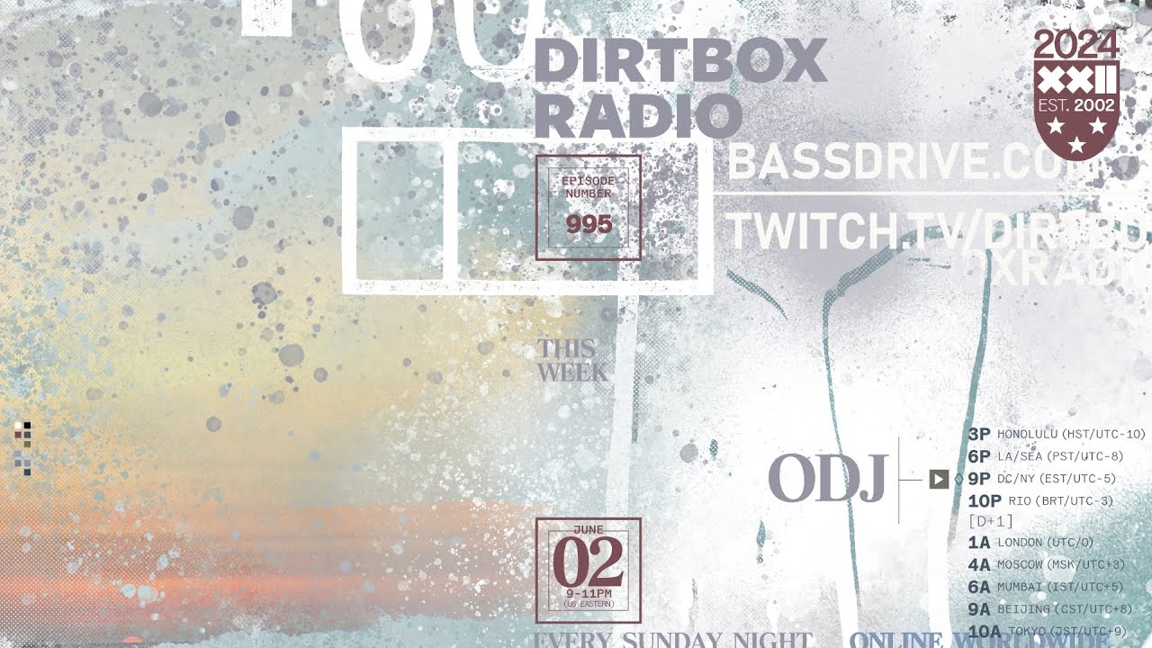 Dirtbox Radio #995: ODJ - 2024/06/02 - Steppin DNB Mix adlı videoyu YouTube'da izle Dirtbox Radio #995: ODJ - 2024/06/02 - Steppin DNB Mix adlı videoyu YouTube'da izle
