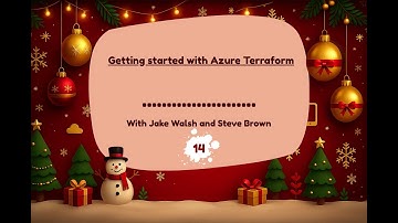 Day 14 - Getting started with Azure Terraform