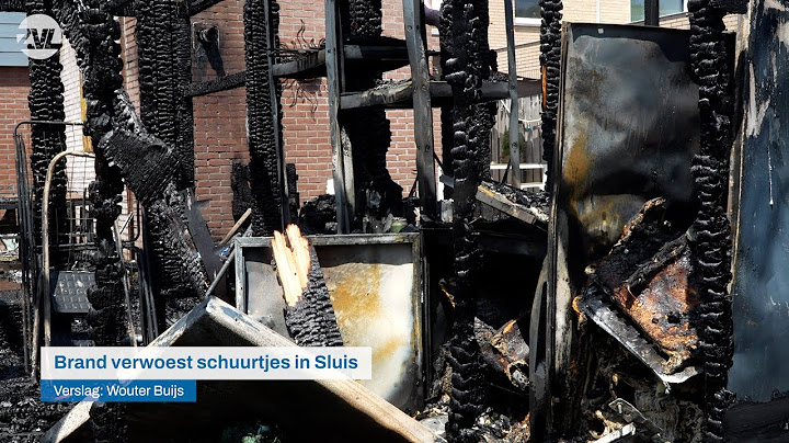 Felle brand in Sluis verwoest schuurtjes - Omroep ZVL