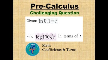 Challenging Pre-Calc. Question. "Change Base 10 to Base e" (Use:  Change of Base Formula)