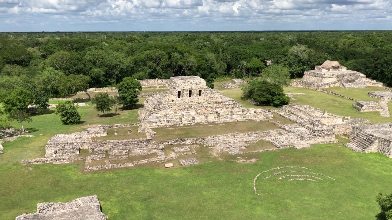 Mayapan (180 degree view) No Tourists in Sight!