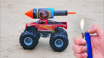 Experiment: XXL ROCKET INSTEAD OF THE ENGINE IN A CAR