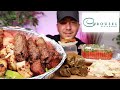 LEBANESE FOOD MUKBANG | SHISH TAWOOK + LULA KEBAB + CHI-KOFTE + SOUJUK | CAROUSEL RESTAURANT