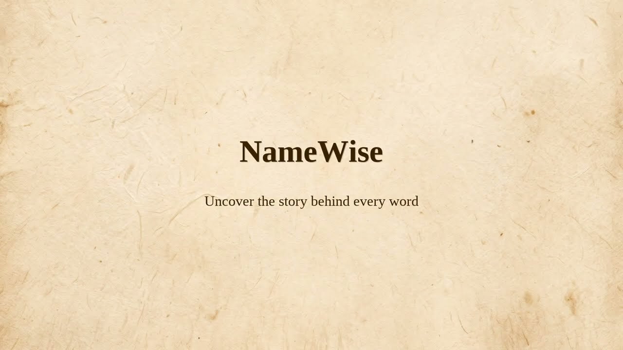 Cricket: A Word as Disputed as the Game — NameWise etymology video
