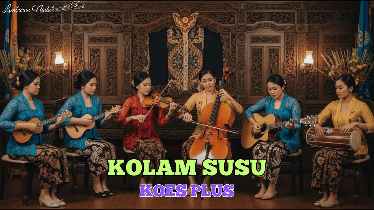 KOLAM SUSU - KOES PLUS | Keroncong Version Cover | LEMBARAN NADA