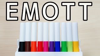 【最新文具】水性ペン EMOTT (エモット) 0.4mm に衝撃!!【文房具紹介】｜ぴーすけチャンネル