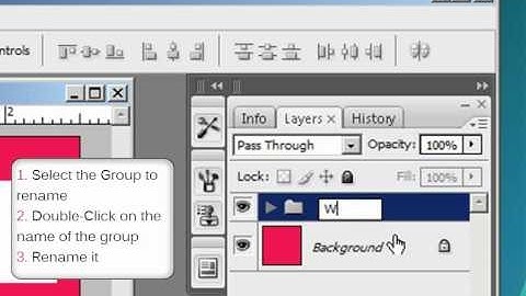 ThinkTutorial.com: How to rename a group on Adobe Photoshop?