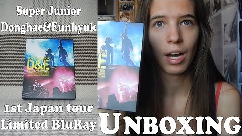 Unboxing - D&E - 1st Japan Tour - Limited BluRay - Super Junior Donghae & Eunhyuk