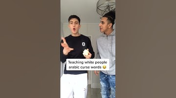 Teaching white people arabic curse words 😭