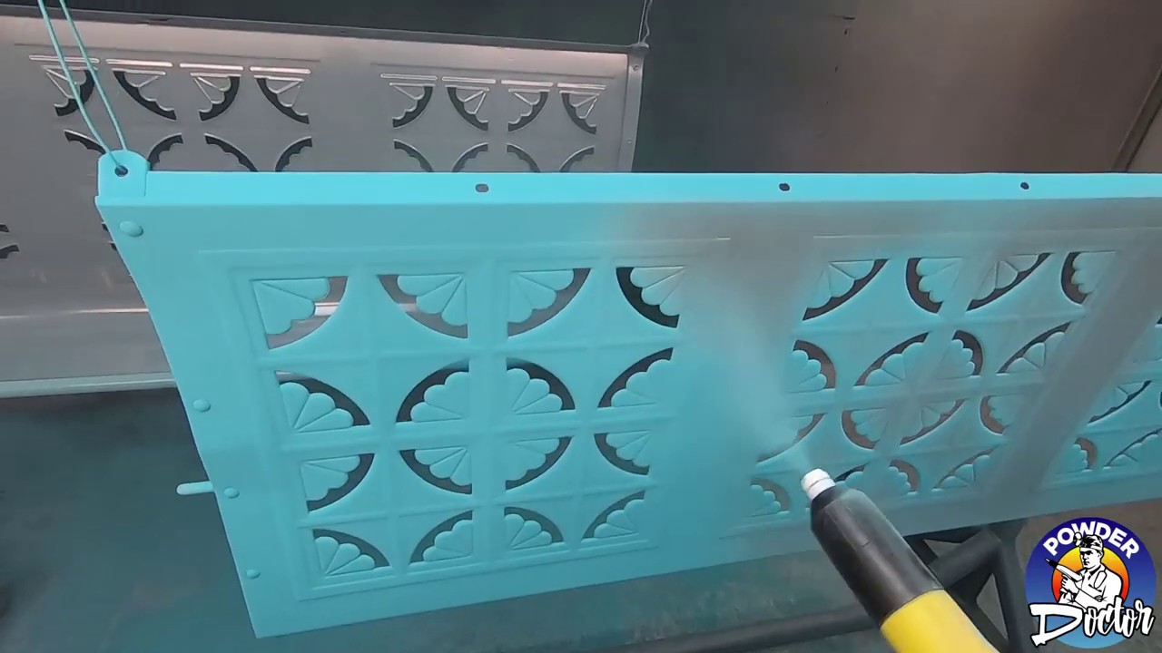 Outdoor Glider || Powder Coating Technique || Teal Powder Coating