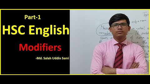 English for HSC-Modifiers (Part-1)