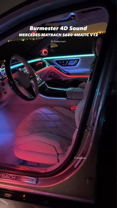 Burmester 4D sound system đ± Mercedes Maybach s680 v12đ#shorts #shortsfeed #shortsvideo