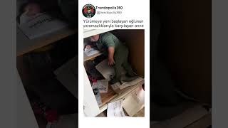 Mutfağa Giren Oğlunun Yaramazlığıyla Karşılaşan Anne😅😂