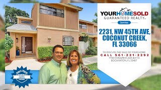 2231 NW 45th Ave Coconut Creek FL 33066 | Your Home Sold Guaranteed Realty Services