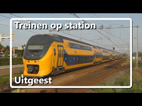 Treinen op station Uitgeest (treinen compilatie)
