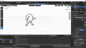 2D Animation tutorial ( Walk cycle ) Part 3 - Blender 2.8