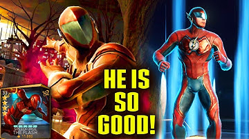 Unlocking SpeedForce The Flash in Injustice 2 Mobile. Gameplay, Supermove, Review. BEST CHARACTER???