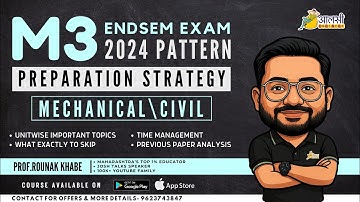 M3 MECH/CIVIL | 2024 Pattern |#SPPU|Endsem Exam| Last Minute Preparation Strategy | Aalsi Engineer ‼
