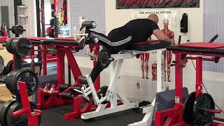 Reverse Hyper Single Leg Alternating Pad Flat Profile