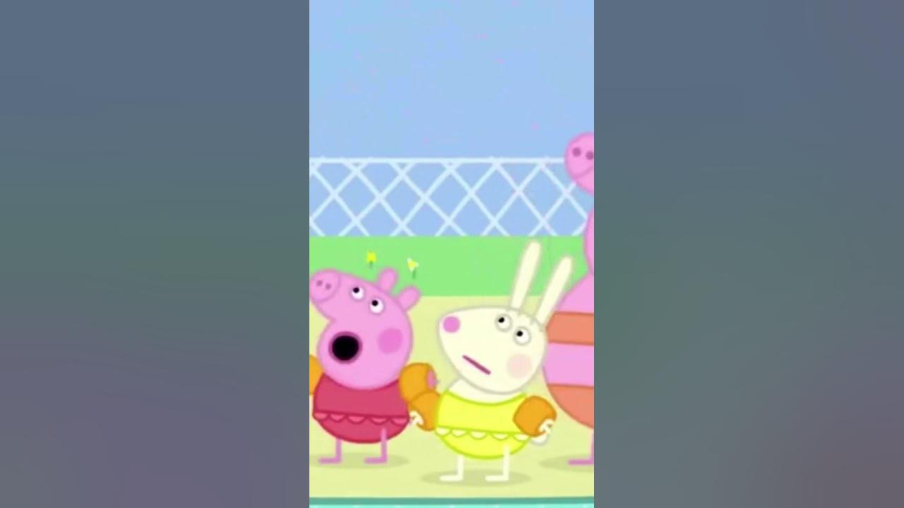 Daddy Pig Jumps Off The Diving Board. YouTube