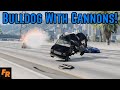 Playing Bulldog Using Cannons On BeamNG Drive Multiplayer!