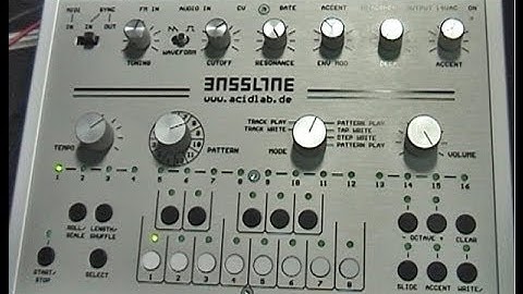 Playing　MS-20 mini by Bassline3 with Log/Exp Amp