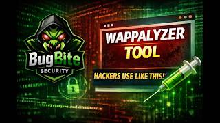 Bug Bounty Tool Wappalyzer 🔥 Complete Recon Guide (Hindi)#bugbounty #cybersecurity #bugbitesecurity