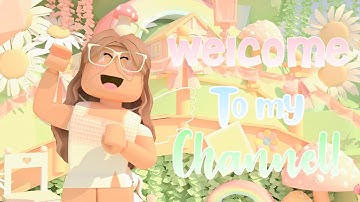 Welcome To My Channel! (New roblox animated intro made by me) II angelstxr