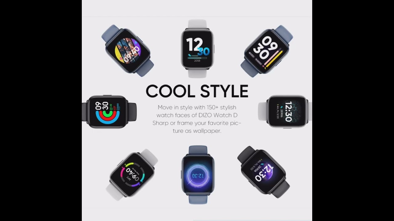 DIZO Watch D Sharp Smartwatch,Price Just Rs 2999,Sale on 29 July,14 days Battery Life,Crisp Display