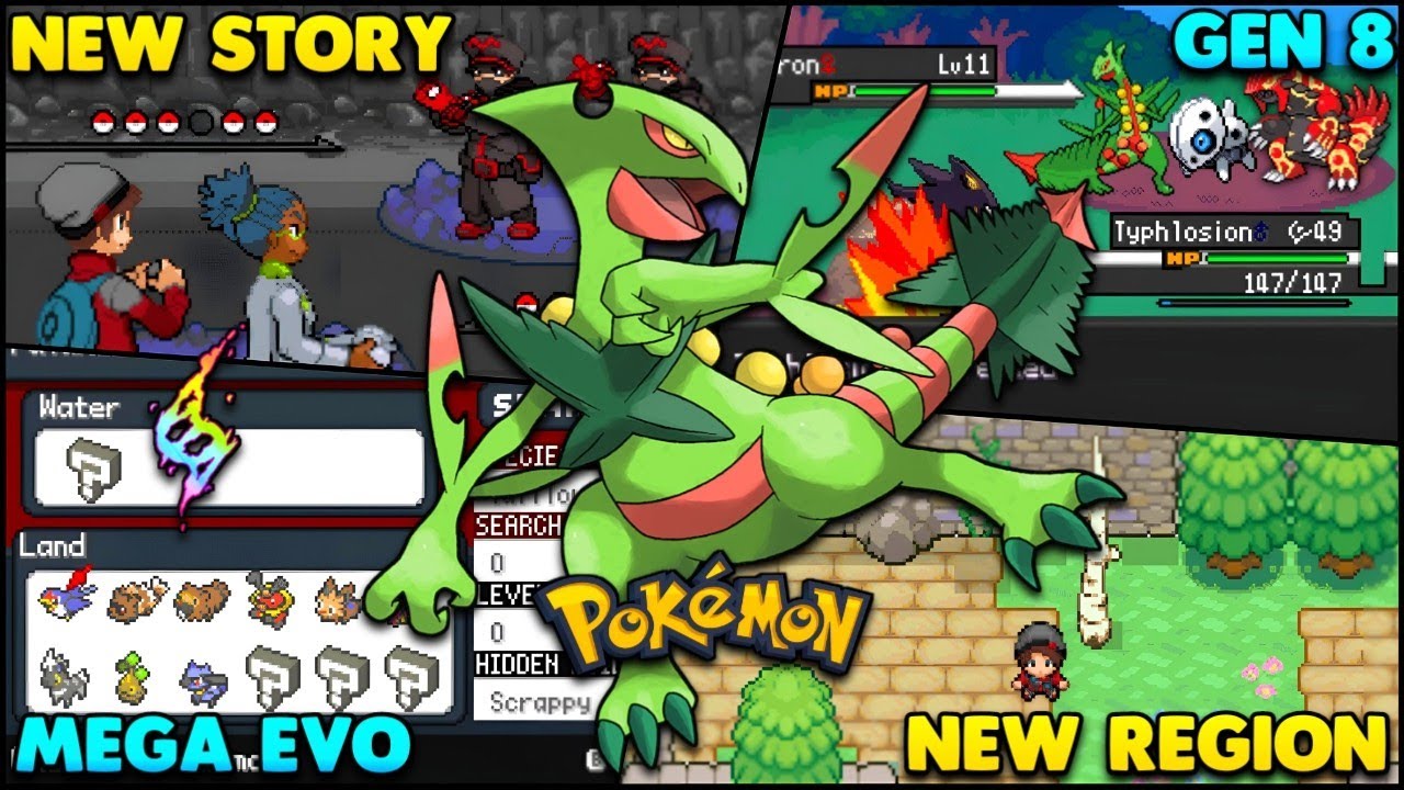 [Updated] New Completed Pokemon GBA ROM Hack With New Story, New ...