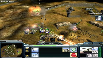 Command and Conquer: Generals USA Campaign Mission 2 - Operation Treasure Hunt [HD]