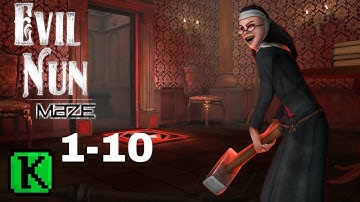 EVIL NUN MAZE GAMEPLAY - FLOOR 1-10