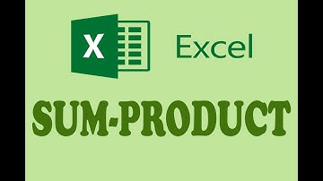 MS EXCEL - SUM-PRODUCT FUNCTION IN EXCEL (PART 14) IN URDU / HINDI