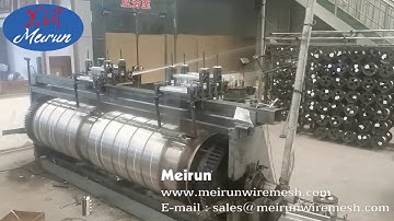 Wire Mesh Window Screen Mesh Weaving Machine